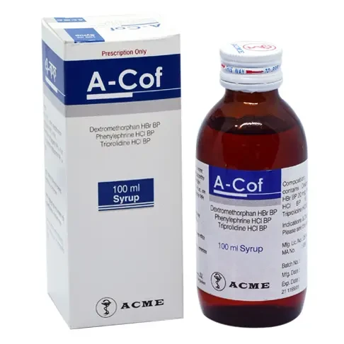 A-Cof (10 mg+30 mg+1.25 mg)/5 ml Syrup