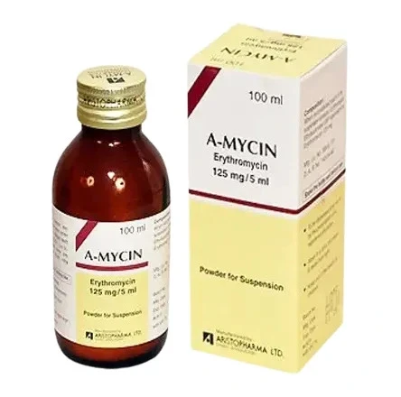 A-Mycin 125 mg/5 ml Powder for Suspension