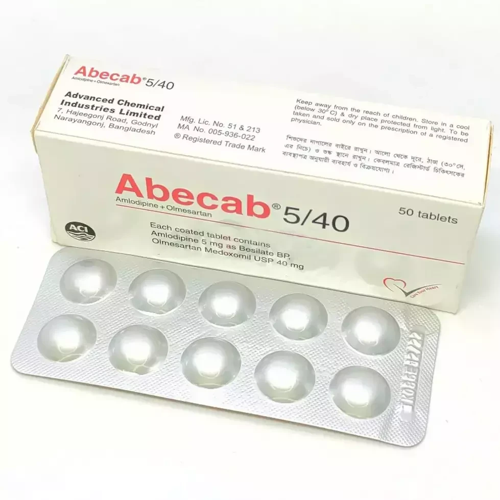 Abecab 5 mg+40 mg Tablet