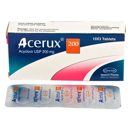 Acerux 200 mg Tablet