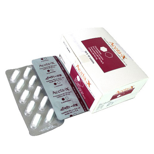 Aceta-X 500 mg+65 mg Tablet