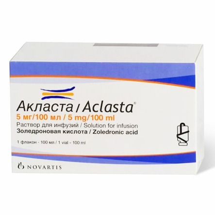 Aclasta 5 mg/100 ml IV Infusion