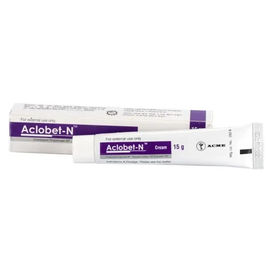 Aclobet-N (0.5 mg+5 mg+1 Lac IU)/gm Cream