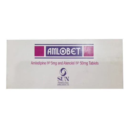 Amlobet 5 mg+50 mg Tablet