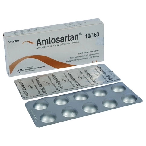 Amlosartan 10 mg+160 mg Tablet