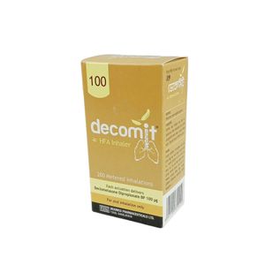 Decomit 100 mcg/puff Inhaler