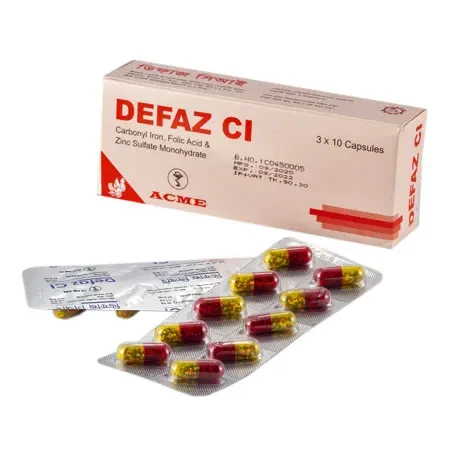 Defaz CI 50 mg+0.50 mg+61.80 mg Capsule (Timed Release)