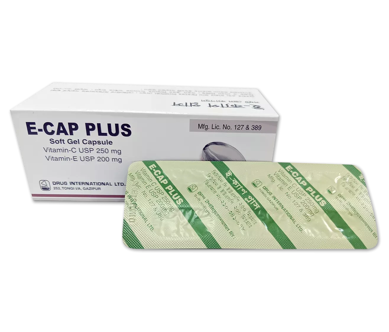 E-Cap Plus 250 mg+200 mg Capsule