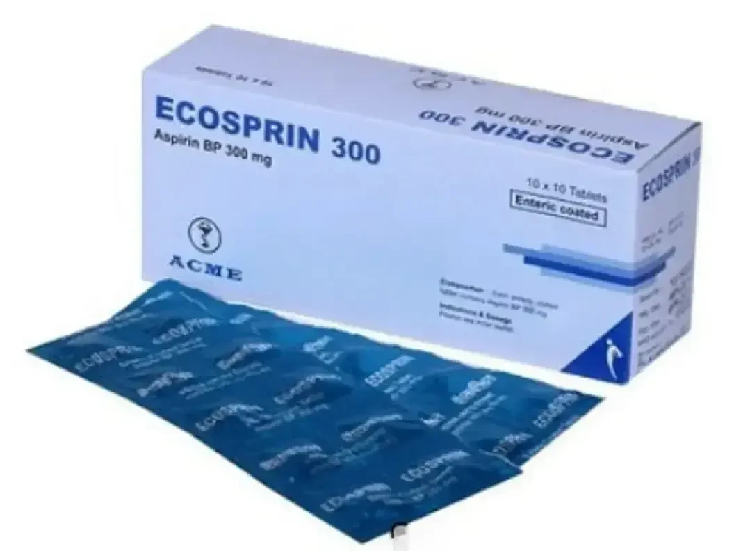 Ecosprin 300 mg Tablet (Enteric Coated)