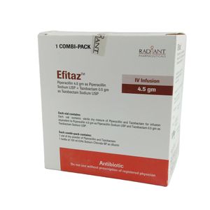 Efitaz (4 gm+0.5 gm)/vial IV Infusion