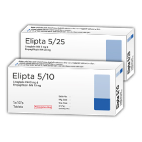 Elipta 25 mg+5 mg Tablet