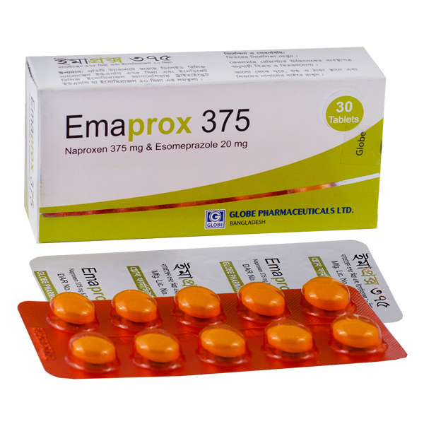 Emaprox 375 mg+20 mg Tablet (Delayed Release)