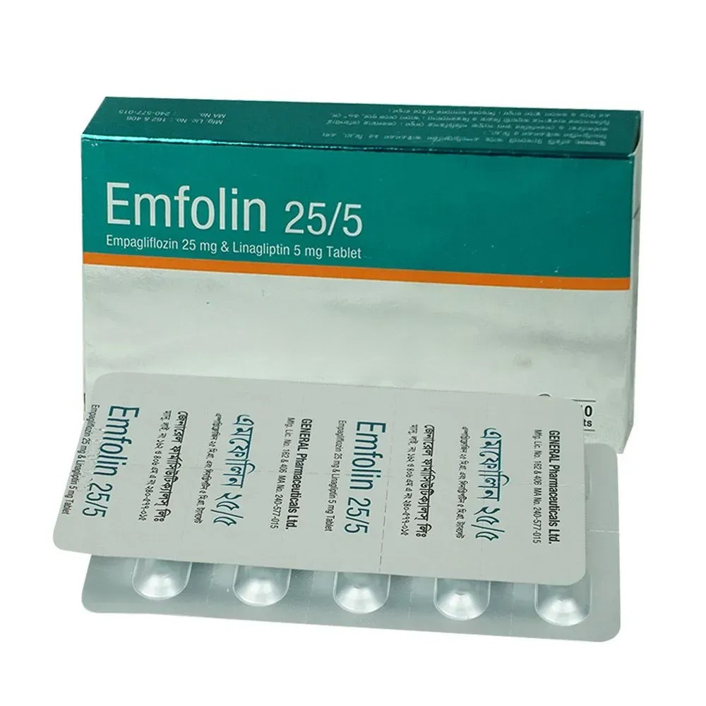 Emfolin 25 mg+5 mg Tablet