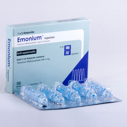 Emonium 5 mg/2 ml IM/IV Injection