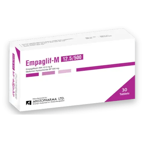 Empaglif-M 12.5 mg+500 mg Tablet