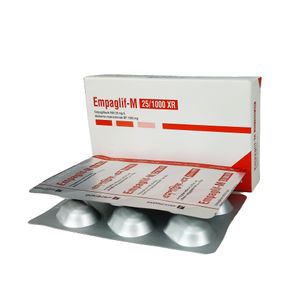 Empaglif-M XR 25 mg+1000 mg Tablet (Extended Release)