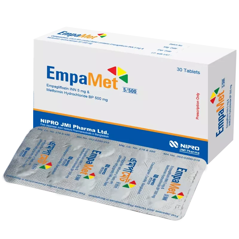 EmpaMet 12.5 mg+1000 mg Tablet