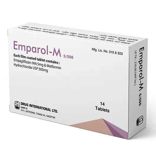 Emparol-M 5 mg+500 mg Tablet