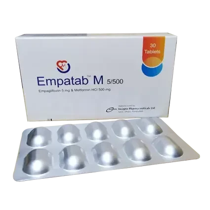 Empatab M 5 mg+500 mg Tablet