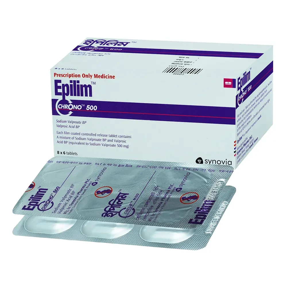 Epilim Chrono 500 mg Tablet (Controlled Release)