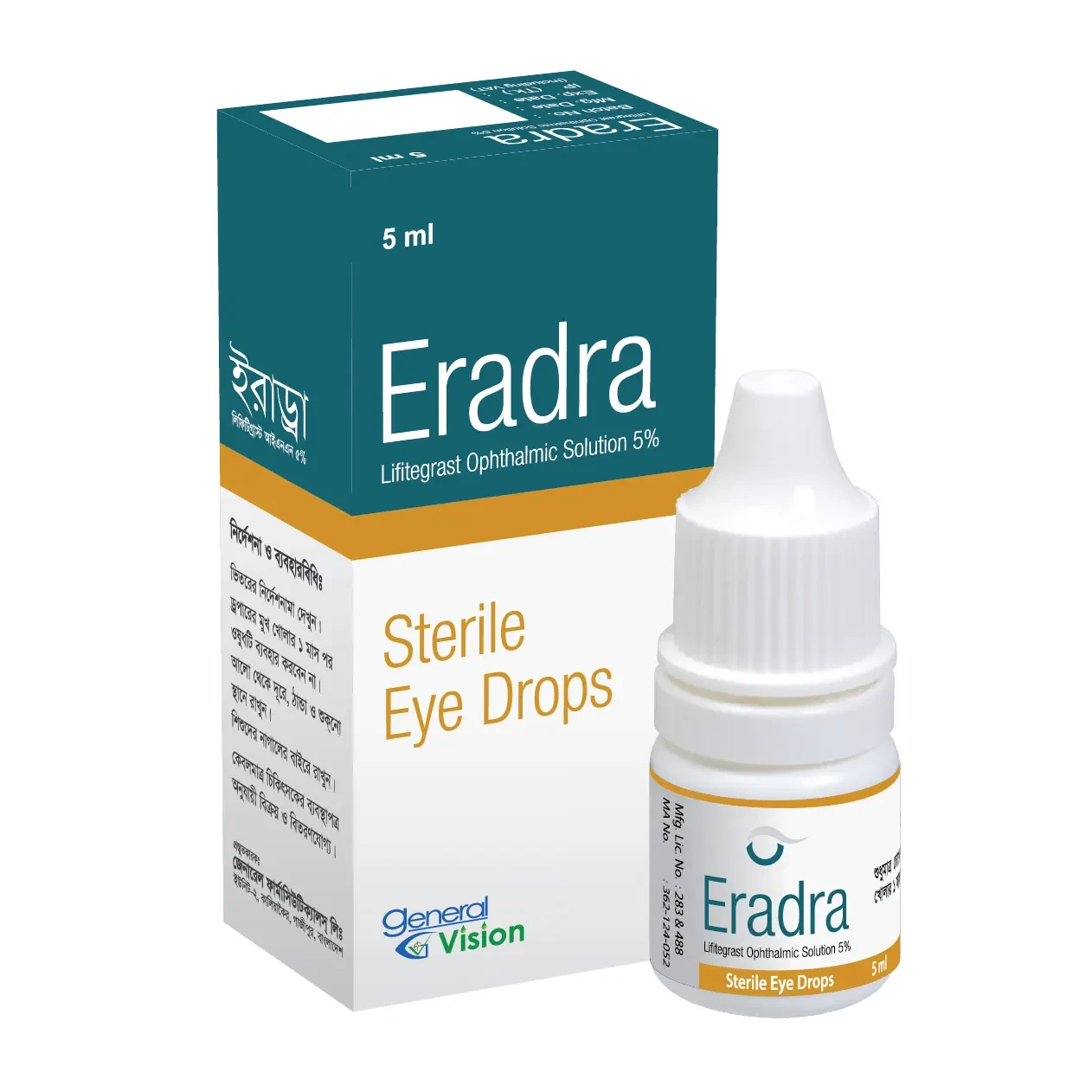 Eradra 5% Ophthalmic Solution