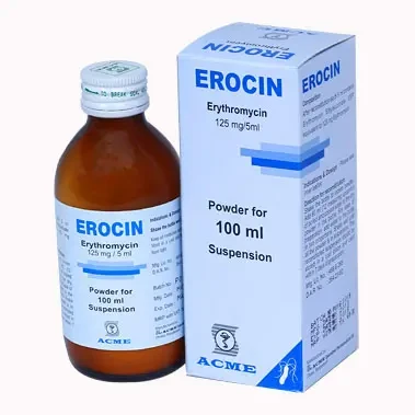 Erocin 125 mg/5 ml Powder for Suspension