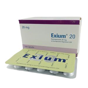 Exium 20 mg Capsule (Enteric Coated Pellets)