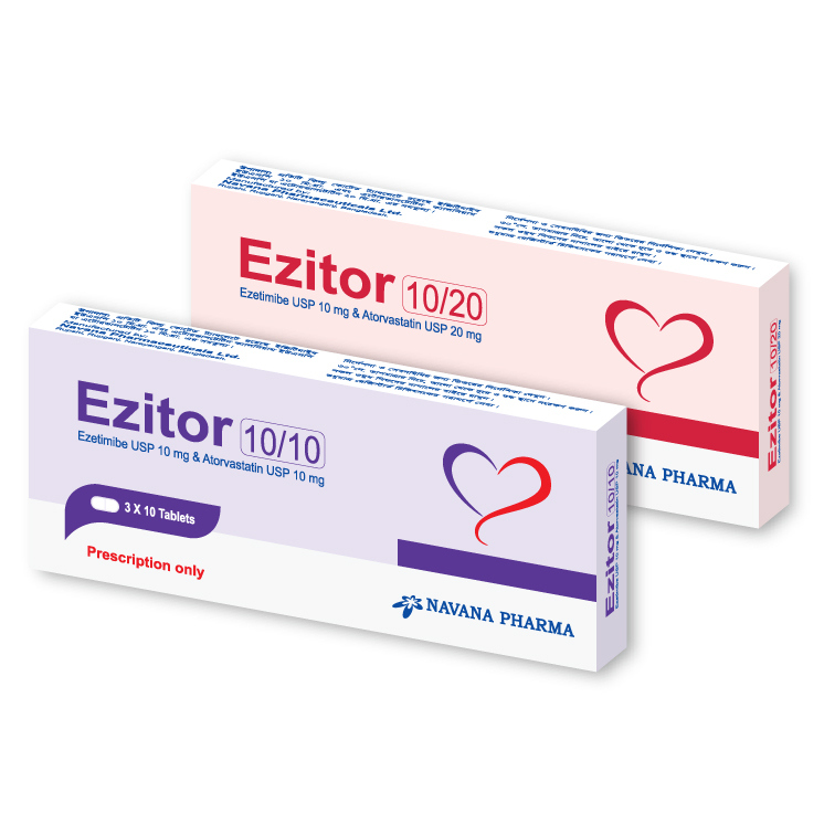 Ezitor 10 mg+10 mg Tablet