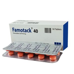 Famotack 40 mg Tablet