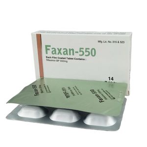 Faxan 550 mg Tablet