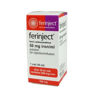 Ferinject 500 mg/10 ml IV Injection or Infusion