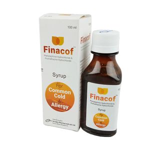 Finacof (5 mg+6.25 mg)/5 ml Syrup