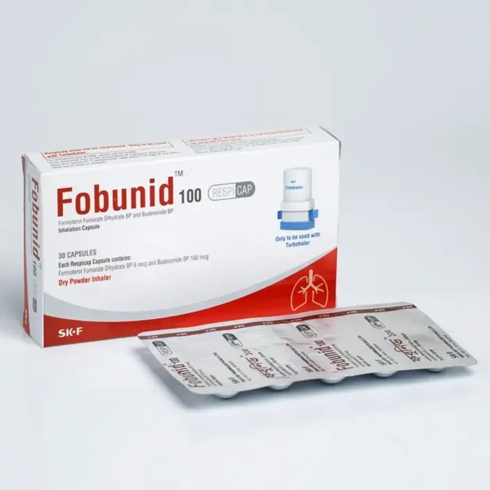 Fobunid 100 mcg+6 mcg Inhalation Capsule