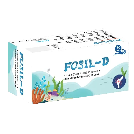 Fosil-D 500 mg+200 IU Tablet