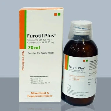 Furotil Plus (125 mg+31.25 mg)/5 ml Powder for Suspension