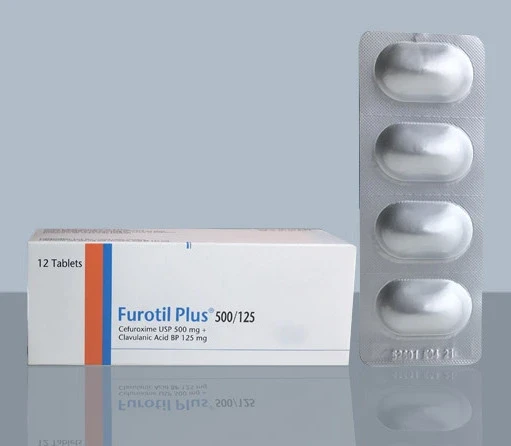 Furotil Plus 500 mg+125 mg Tablet