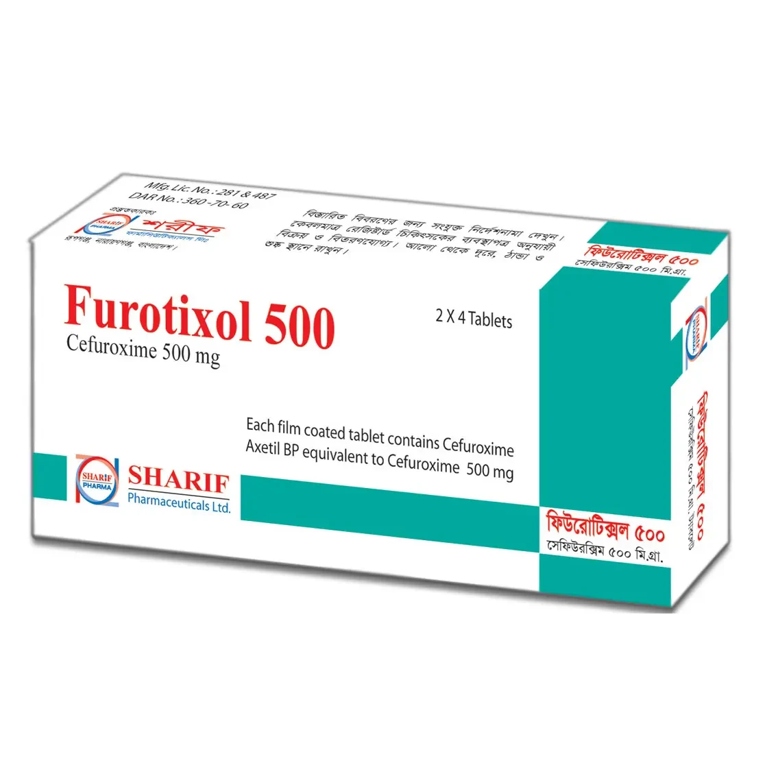 Furotixol 500 mg Tablet