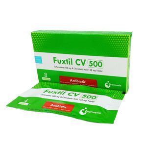 Fuxtil CV 500 mg+125 mg Tablet