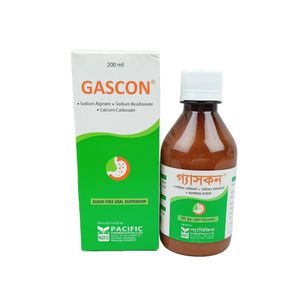 Gascon (500 mg+267 mg+160 mg)/10 ml Oral Suspension