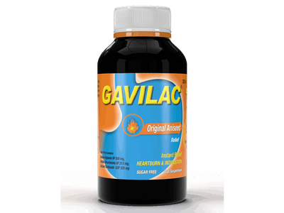 Gavilac (500 mg+267 mg+160 mg)/10 ml Oral Suspension