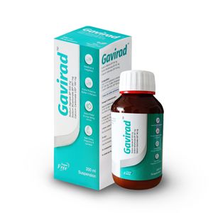 Gavirad (500 mg+267 mg+160 mg)/10 ml Oral Suspension