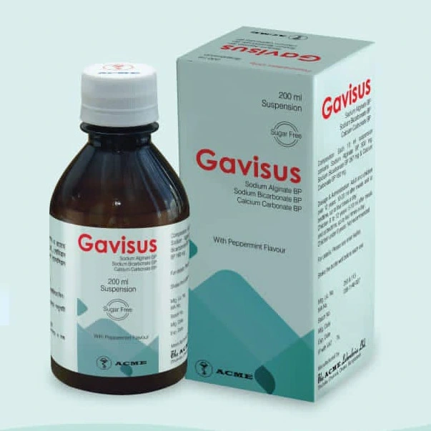 Gavisus (500 mg+267 mg+160 mg)/10 ml Oral Suspension