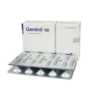 Gerdnil 60 mg Capsule (Enteric Coated Pellets)