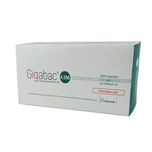 Gigabac 1 MIU (34 mg) IM/IV Injection