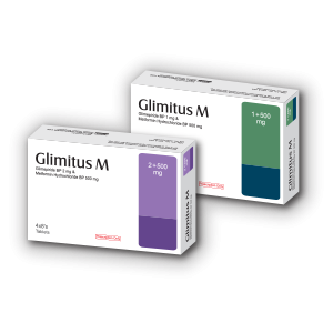 Glimitus M 1 mg+500 mg Tablet (Extended Release)