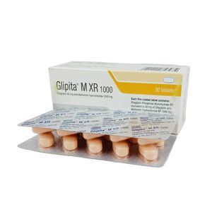 Glipita M XR 50 mg+1000 mg Tablet (Extended Release)