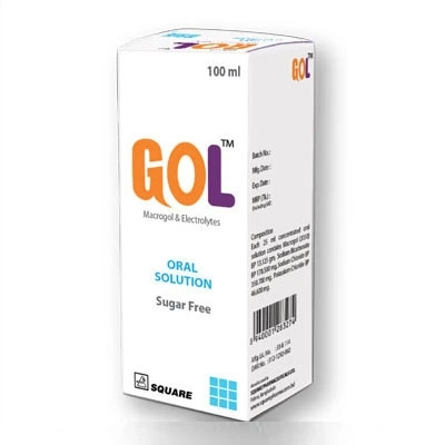 GOL (13.125 gm+350.7 mg+178.5 mg+46.6 mg)/25 ml Oral Solution