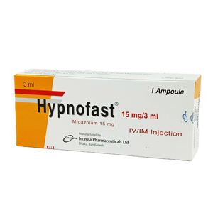 Hypnofast 15 mg/3 ml IM/IV Injection