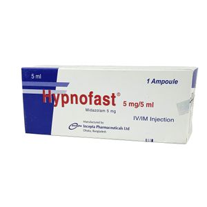 Hypnofast 5 mg/5 ml IM/IV Injection