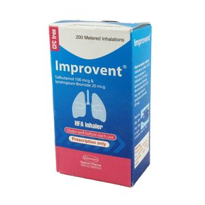 Improvent (100 mcg+20 mcg)/puff Inhaler